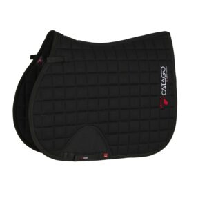 Zwart CATAGO FIR-Tech veelzijdigheids zadeldekje (all purpose) met quilt-stiksel en keramische voering