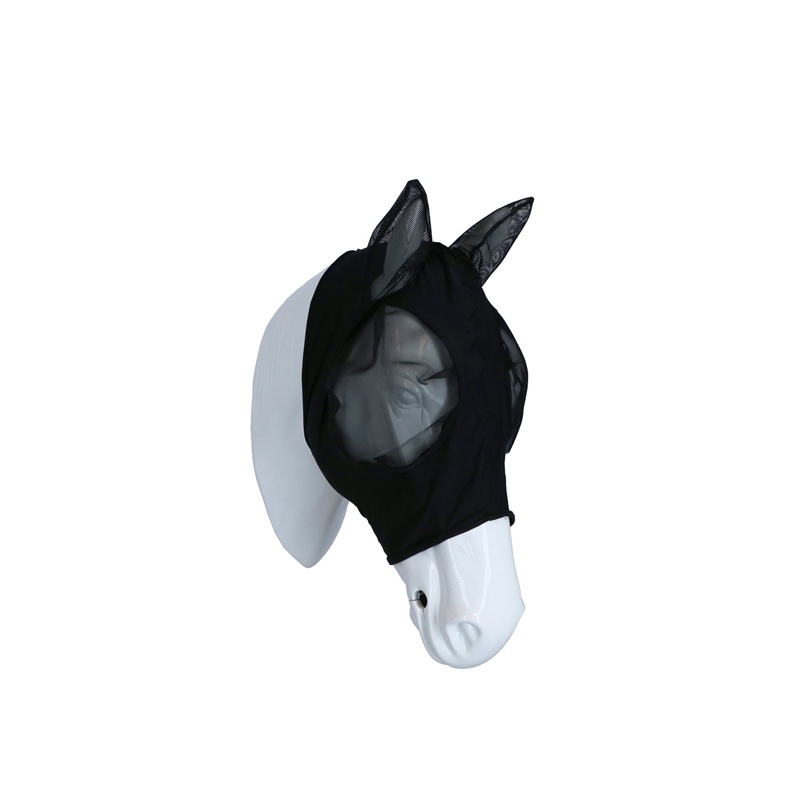 Zacht vliegenmasker met mesh rond ogen en oren