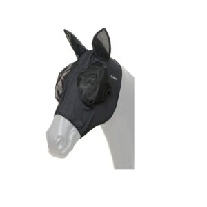 Zacht vliegenmasker met mesh rond ogen en oren