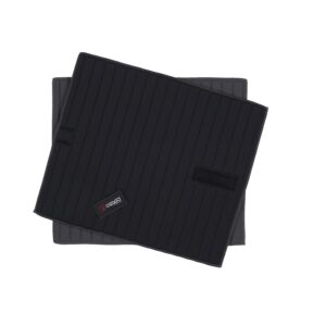 CATAGO Comfort zwarte bandage onderleggers set van 4 voor voor- en achterbenen