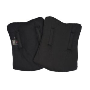 CATAGO Fir-Tech stalbeschermer liner zwart – gevoerde binnenvoering voor stalbeschermer, set van twee