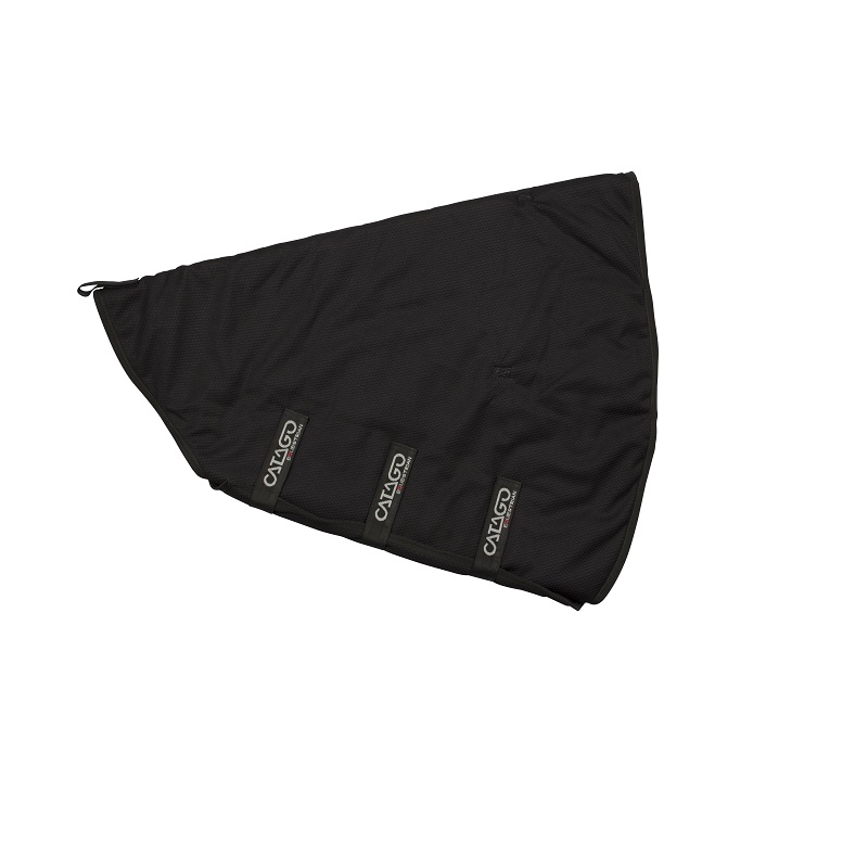 CATAGO Fir-Tech therapiehals Zwart – voor warmere, soepelere halsspieren