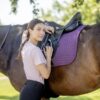 CATAGO Fir-Tech Performance zadeldekje Dressuur Plum Perfect / Paars - Afbeelding 2