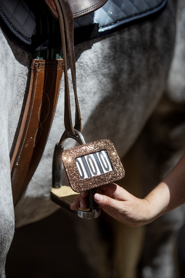 Horse Guard Startnummer Zwart Glitter - Afbeelding 4