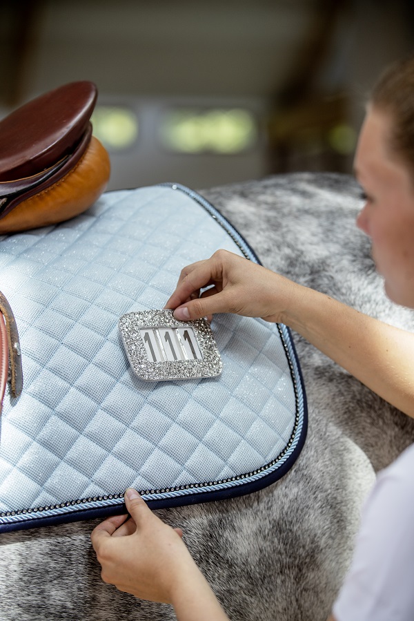 Horse Guard Startnummer Zwart Glitter - Afbeelding 5