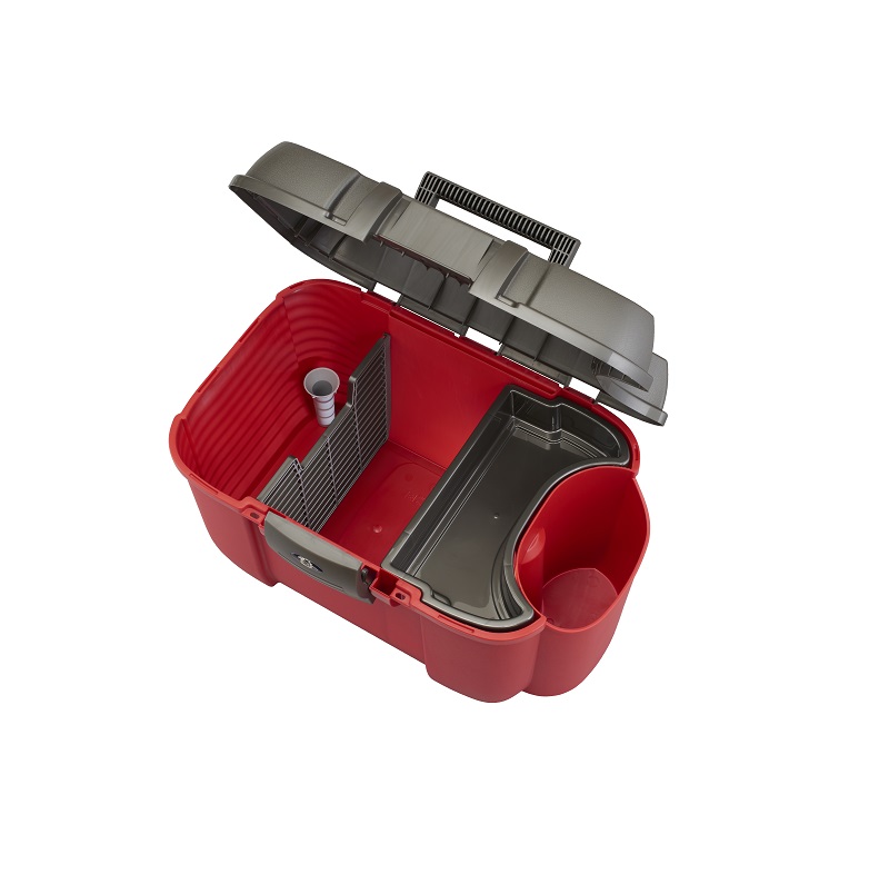 Horse Guard Koala poetskist Rood Grote grooming box met zijvak - Afbeelding 2
