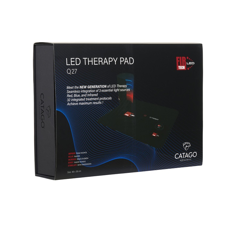 CATAGO FIR-Tech LED Therapy Pad Q27 – LED lichttherapie pad voor paard & ruiter (46 x 36 cm)