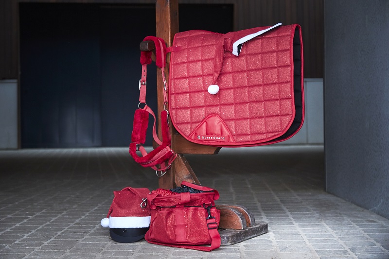 Equipage Glitter poets tas rood - Afbeelding 2