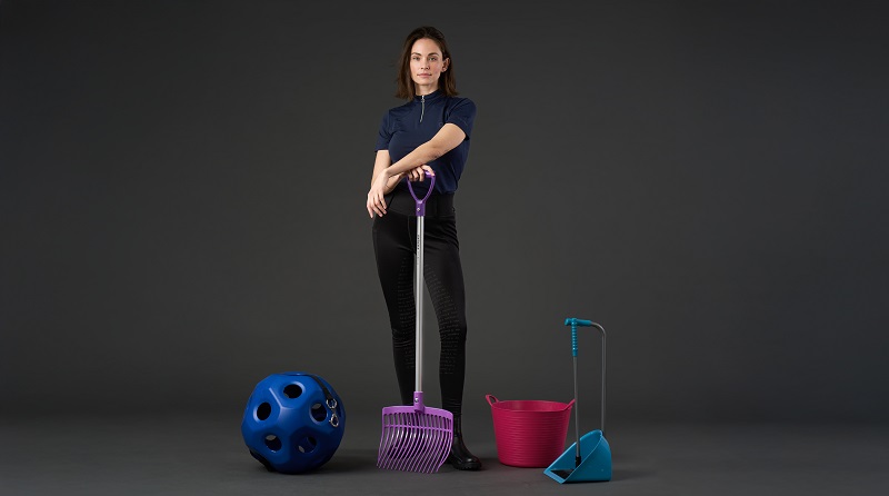 Horse Guard Everlast junior stalvork Oranje (95 cm) - Afbeelding 2