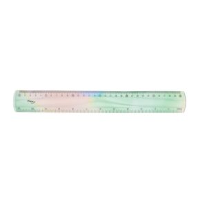 Equipage Rainbow ruler – flexibele transparante regenboogliniaal van 30 cm met schaal in centimeters en inches