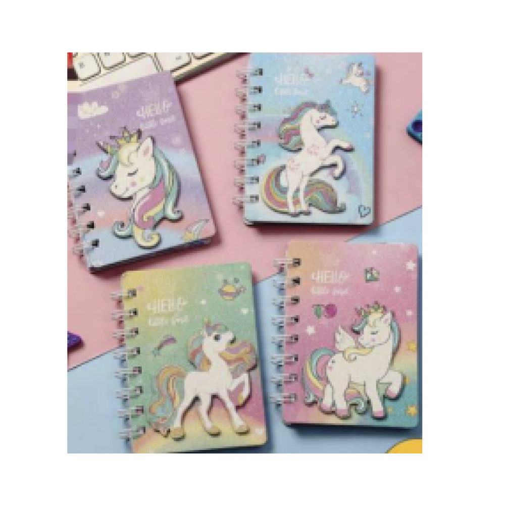 Equipage notebook set voor kids (4 stuks) Unicorn - Afbeelding 2