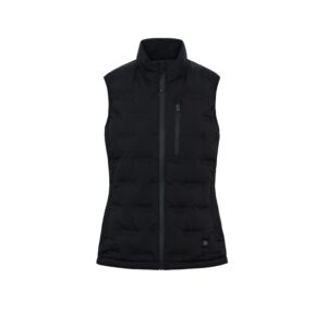 CATAGO Heat-Tech verwarmde bodywarmer zwart met verwarmingsfunctie voorkant