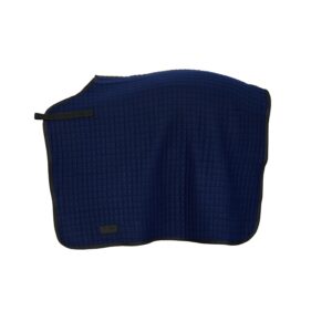 CATAGO cooler quarter rug navy – quilted uitrijdeken 540 GSM met klittenband en staartkoord