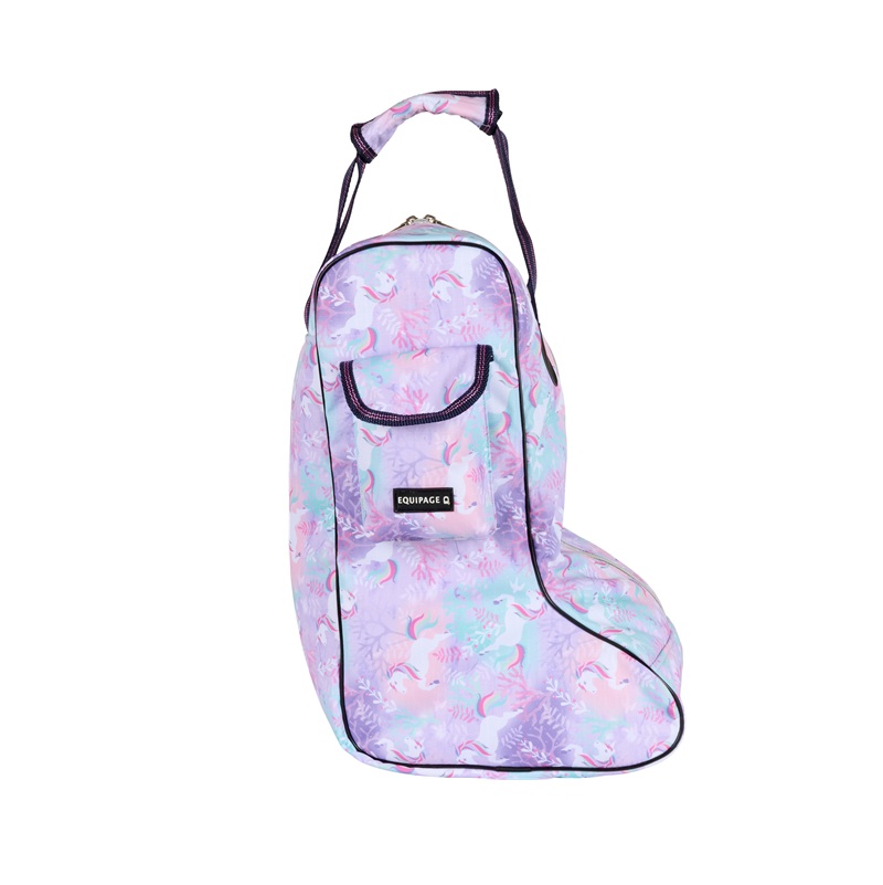 Equipage Jasmin kids laarzentas Lavender met unicorn print