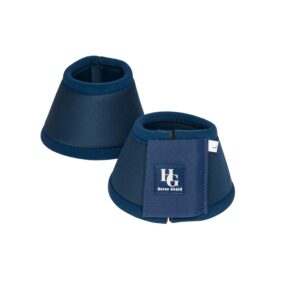 Blauwe Horse Guard springschoenen van neopreen met dubbele klittenbandsluiting