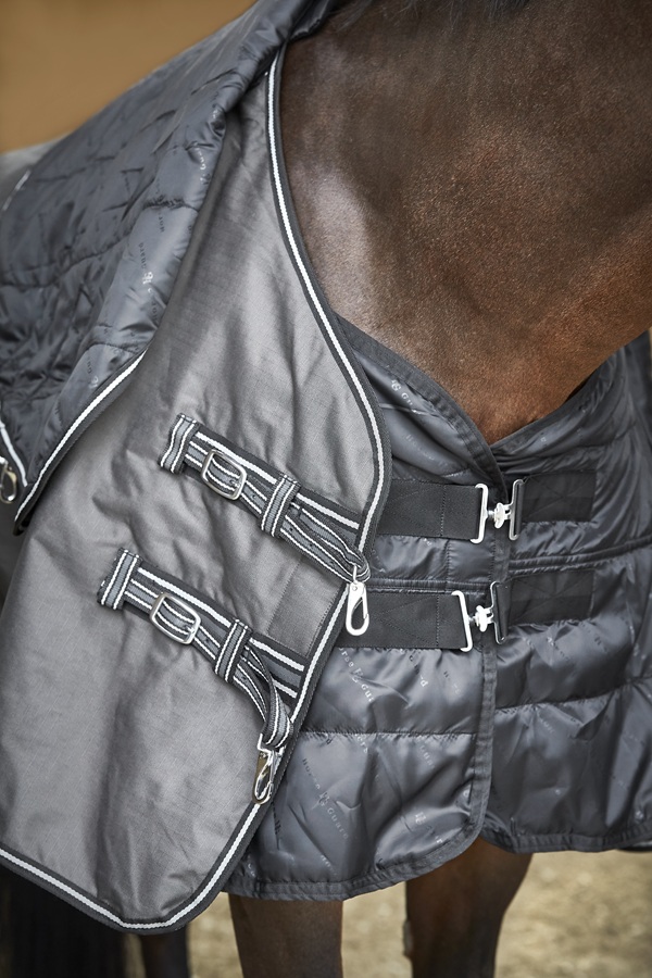 Horse Guard onderdeken 300g – gewatteerde 210D polyester liner in zwart