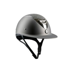 OneK Avance MIPS cap mat grijs met glitter top en chrome front