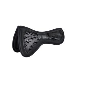 Horse Guard non-slip gel pad zwart met gel en ventilatiepanelen