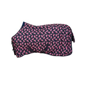 Horse Guard Meloen regendeken 0g navy met watermeloenprint