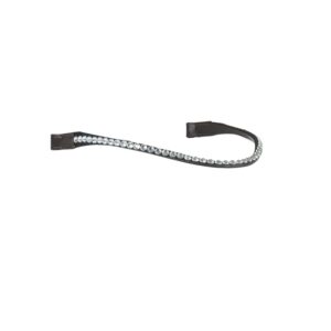 Catago Gentle frontriem bruin met steentjes – gebogen model