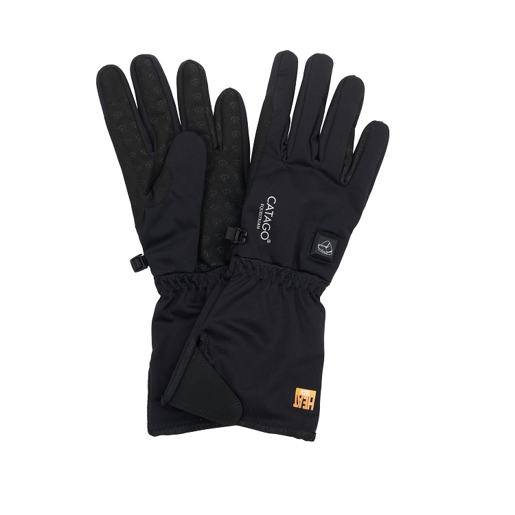 CATAGO HEAT Tech verwarmde rijhandschoenen zwart