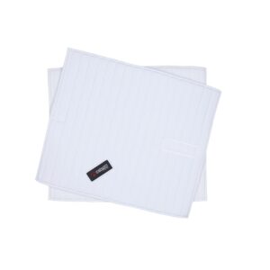 CATAGO Comfort witte bandage onderleggers set van 4 voor paarden